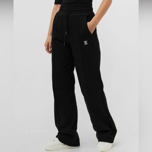 Daily Paper Eneva Trackpants Black Sweatpants, Size XXL High Waisted.